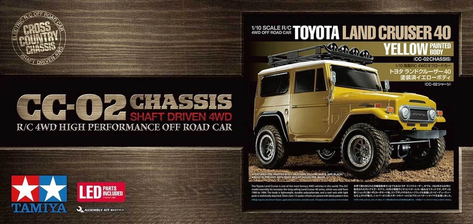 Toyota Land Cruiser 40 LACKIERT , CC-02 Chassis Crawler 1:10 Tamiya 300047490 - Bild 2 von 4