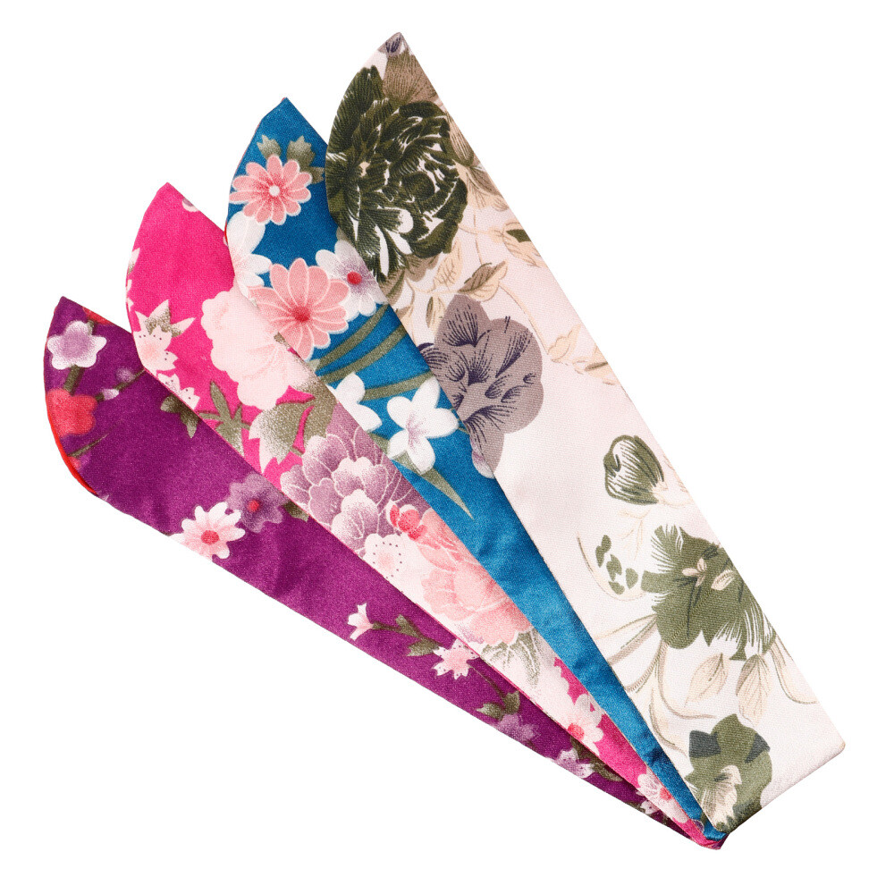 4Pcs Folding Handheld Fan Sleeve Folding Hand Fan Bag Handheld Fan