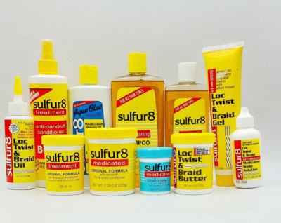 Sulfur8 | Haar- & Kopfhautpflegeprodukte für trockene juckende Kopfhaut