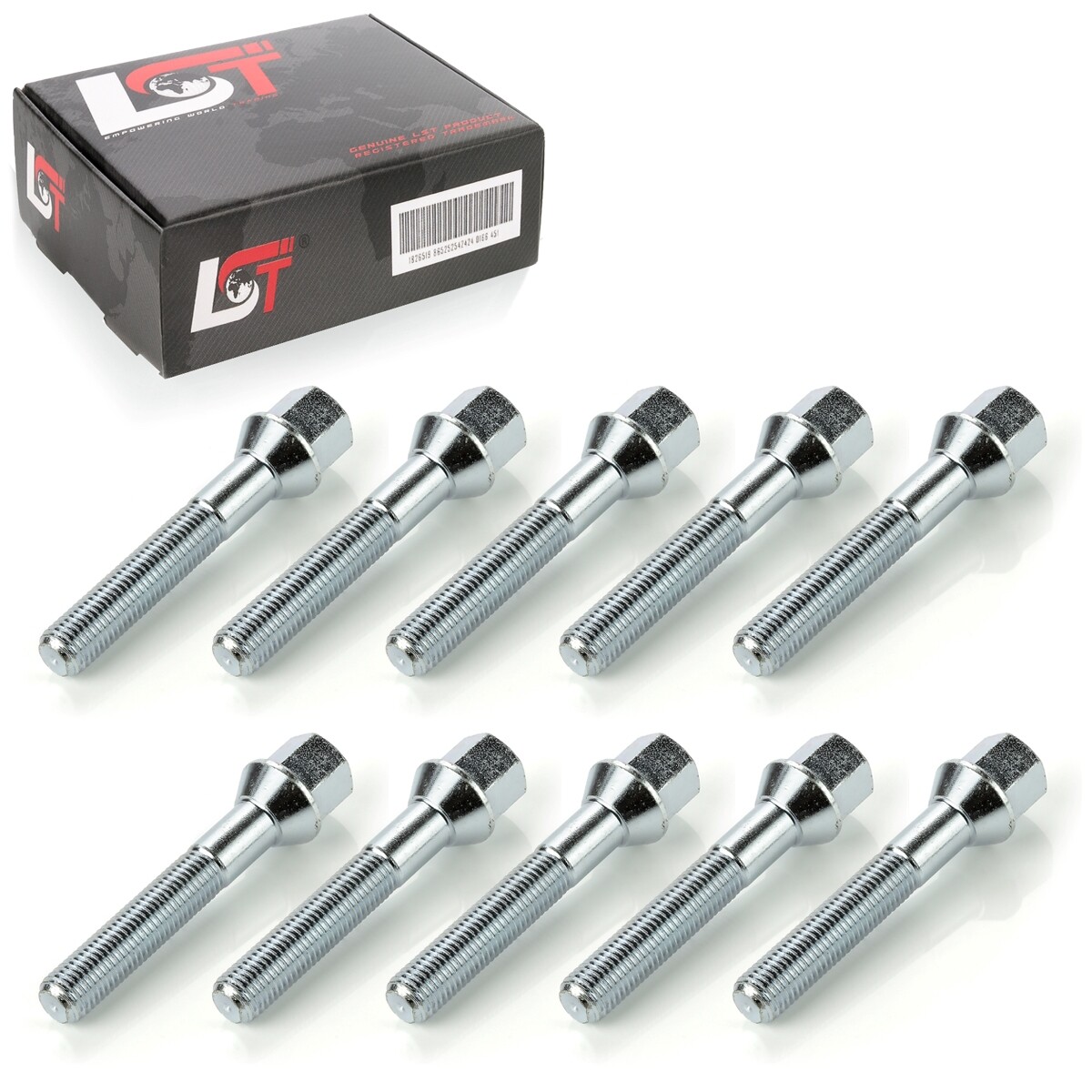 10x Universal Wheel Bolt Cone Seat Bolt - M12x1.5 x 92mm *New*