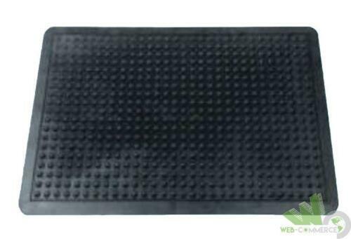 OLIVO.shop - Felpudo ROBUST De Goma Antideslizante Para Exterior | Drenante Y Antifatiga | Medidas A Elegir Negro