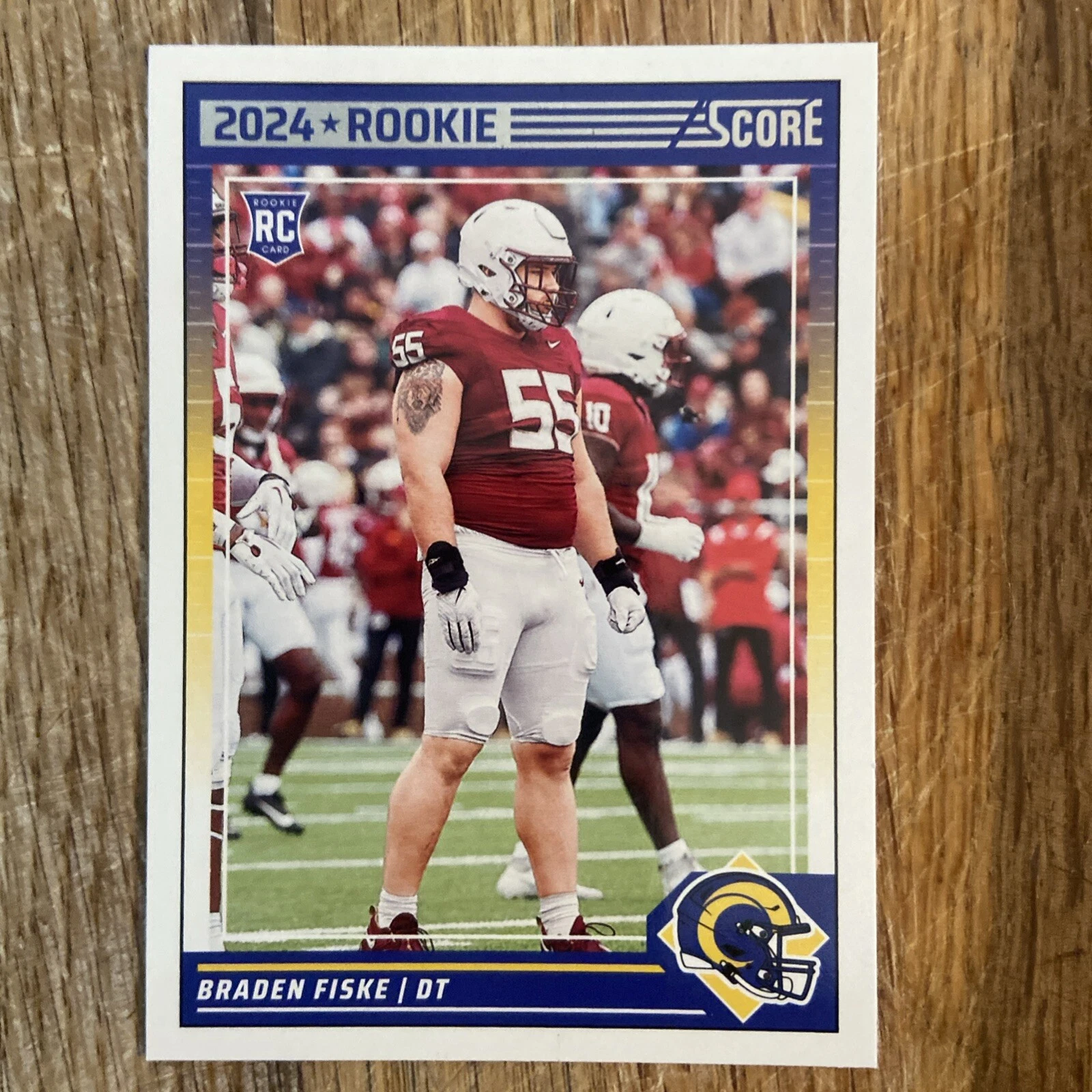 Braden Fiske trading card