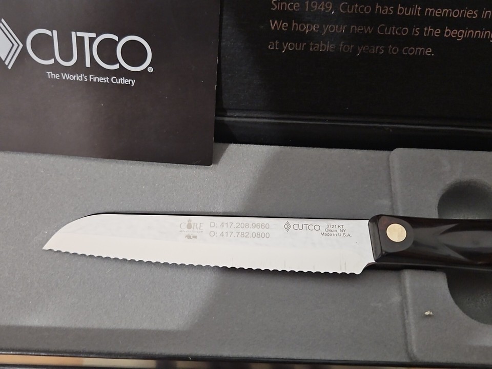 Cutco 3721 Trimmer Knife New Open Box 820103827300 eBay