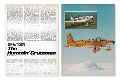 Grumman American Tiger Aircraft Report 8/9/2024rr