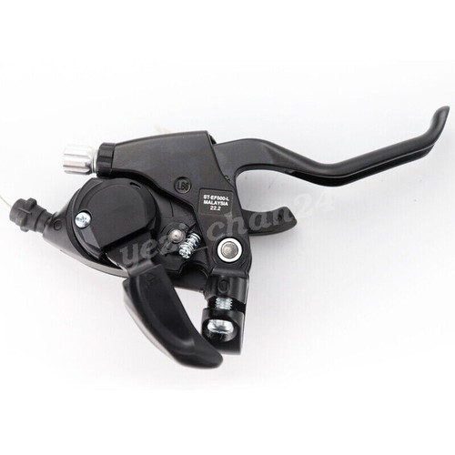 SHIMANO ST-EF500 Shifter Set 3X7 3X8 Speed V-Brake Lever Fit ST-EF51 Bike MTB - Picture 6 of 12