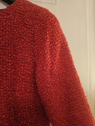 Winser London tweed dress Wool Blend Red Size 12 N7 - Picture 5 of 12