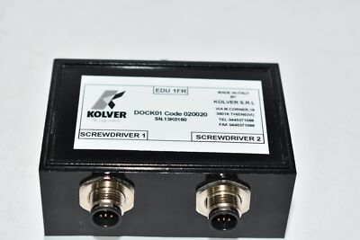 Kolver DOCK01 Dual Output Docking Station for EDU1FR Screwdriver Double Dual 