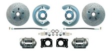 Kit de conversión de freno de disco delantero Ford Mustang 1964-73, disco de tambor rotores D/S de 11"