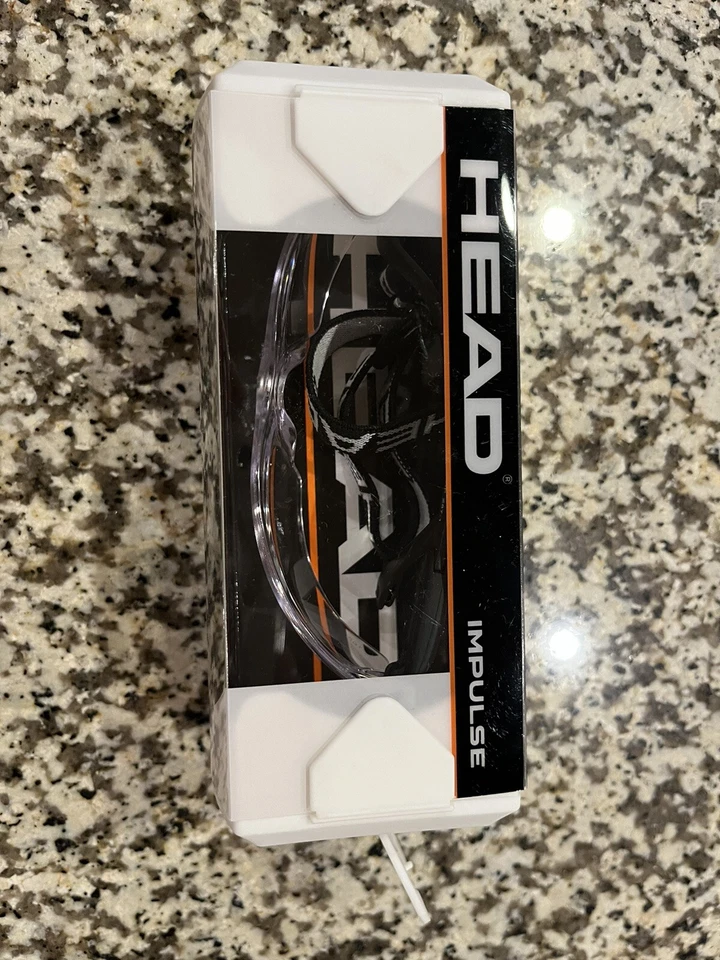 HEAD Gafas de Raquetball Impulso Antiniebla y Resistentes a Arañazos Transparentes, Nuevas En Caja Foto 2 de 4