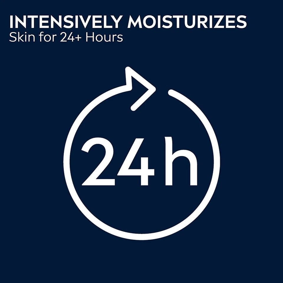 NIVEA Hombres Máxima Hidratación 3 en 1 Loción Nutritiva Cuerpo Rostro Manos 16.9Oz -2pk Foto 4 de 4