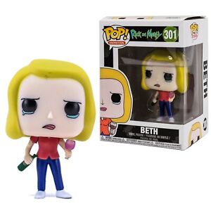 Funko Pop Vinyl Rick /& Morty Beth with Wine Glass Figure Model No 301