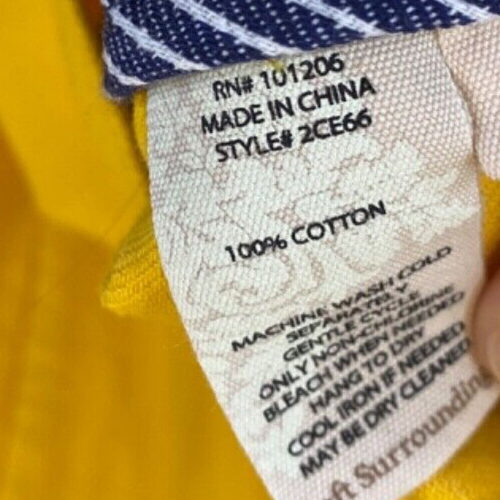 Soft Surroundings Size Small Golden Yellow Blair Blazer One Button 100% Cotton - Picture 5 of 5
