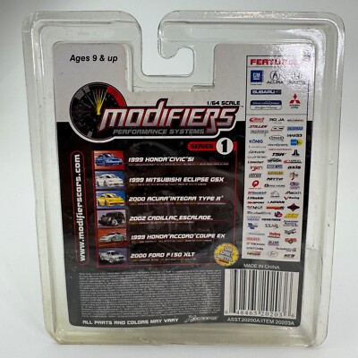 Modifiers 1999 Mitsubishi Eclipse GSX 1:64 Rare Custom