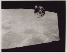 Apollo 15 RARE NASA 1971 Command Module Lunar Horizon Shadow Original Photo