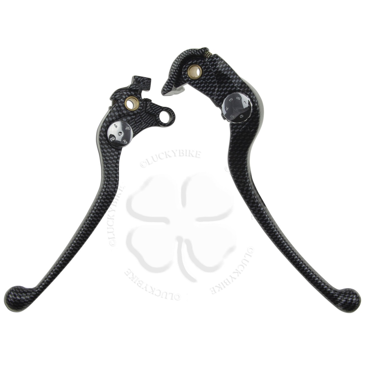 Brake & Clutch Hand Levers Carbon For Suzuki GSXR 1000 07-08