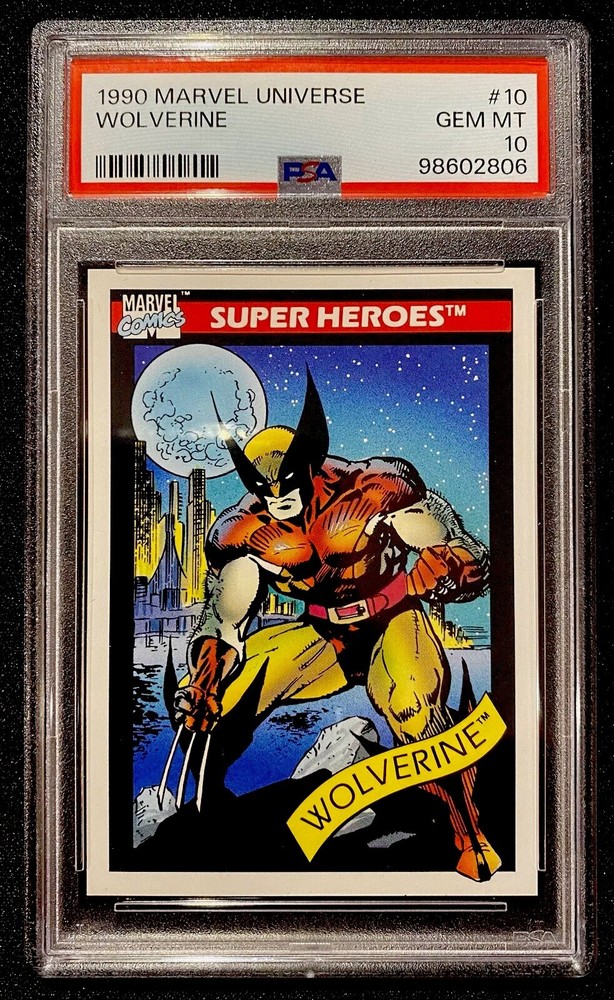 1990 Impel Marvel Universe Wolverine #10 PSA 10 GEM MINT Trading Card
