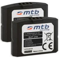 2X Akku BA300, BA-300, Ba 300 FüR Sennheiser Ri 410 (Is 410), Ri 900 (Set 900)