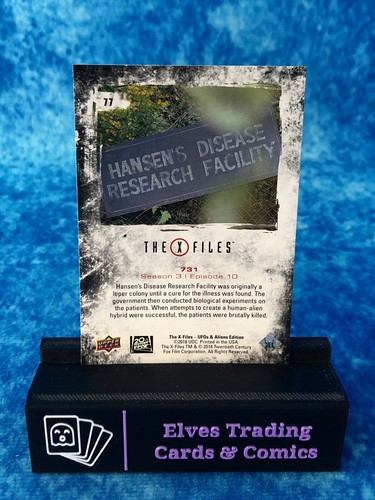 The X-Files: UFOs and Aliens SINGLE Non-Sport Trading card by Upper Deck 2019 - Picture 156 of 202