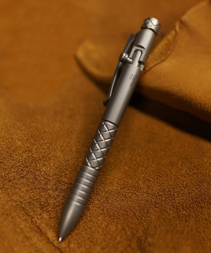 4.8" All Titanium Alloy Tactical Pen with Fidget Spinner Toy Pen Office Supplies - Picture 6 of 9