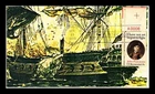 US COVER JOHN PAUL JONES BICENTENNIAL FDC NAVAL SHIP ALL OVER PASTED ON CACHET