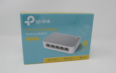 TP-LINK 5-Port 10/100Mbps Desktop Switch TL-SF1005D New