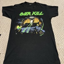Overkill Tour Shirt Indiana Men's Vintage T-Shirts for sale | eBay