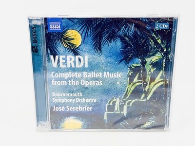 VERDI Complete Ballet Music from the Operas; José Serebrier New, Factory Sealed