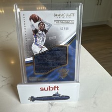 2016-17 Immaculate Russell Westbrook Jersey /99 The Standard Game Used Thunder