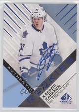 2016-17 SP Game Used Authentic Rookies Blue Auto Kasperi Kapanen #140 Auto 0a6