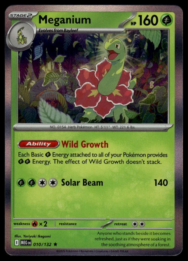 ME01: Mega Evolution #010/132 Meganium R HOLO