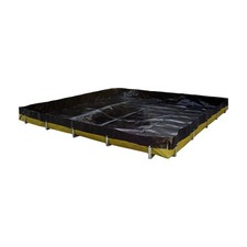 ULTRATECH  Spill Containment Berm,Black/Yellow,PE 829WR7