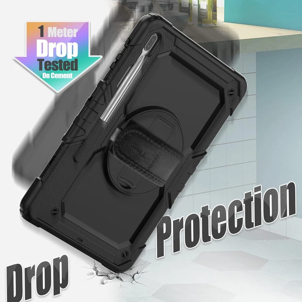 Timecity Case for Samsung Galaxy Tab S8 Plus/ S7 FE 5G Case 12.4'' with Screen P - Image 3 of 4