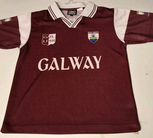 Galway GAA Ireland Hurling/Gaelic Football Jersey Shirt (Youths 7-8 Years)