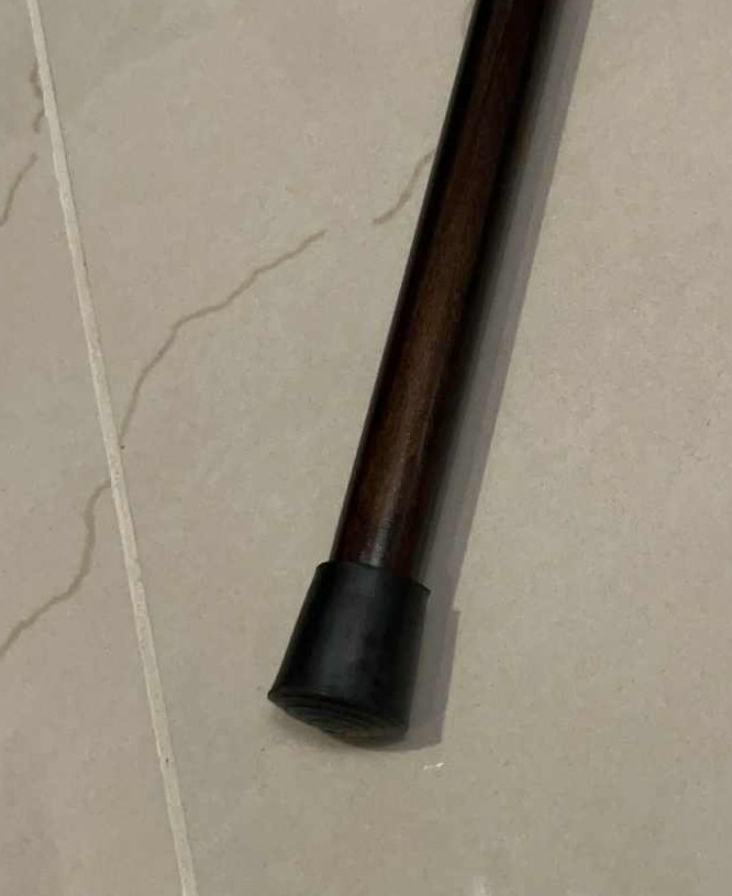 IMPORTED Decorative Solid Rosewood Walking Stick … - image 3