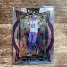 2024 Panini Select - Concourse Will Reichard #21 (RC)