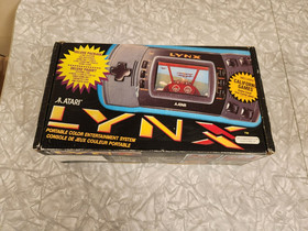 Atari Lynx II Lot with 3 Games and misc. AS IS/ MAY NOT WORK