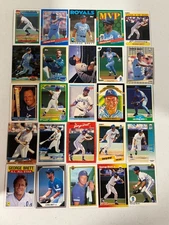 George Brett Mixed Brands 25 Card Lot - Kansas City Royals