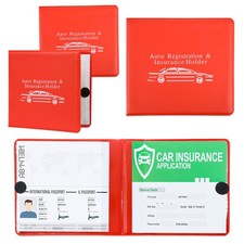 Pacific Mailer Auto Registration and Insurance Card Holder 2 Packs Car Document