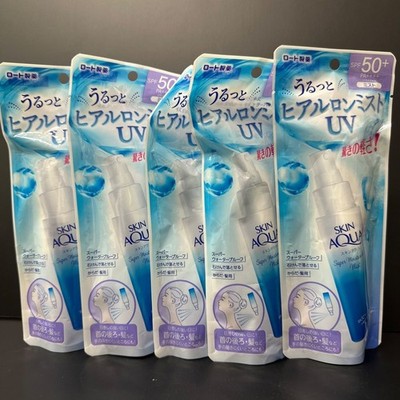 SKIN AQUA Super Moisture UV Mist 60ml 5er Set Hyaluronsäure formuliert LSF50