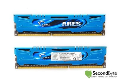 G.Skill Ares 8GB (2x 4GB) DDR3-2133MHz PC3-17000 Gaming RAM F3-2133C9Q-16GAB