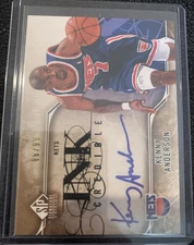 2009-10 SP Signature Series Kenny Anderson Ink Credible #I-KA SP /99 NJ Nets