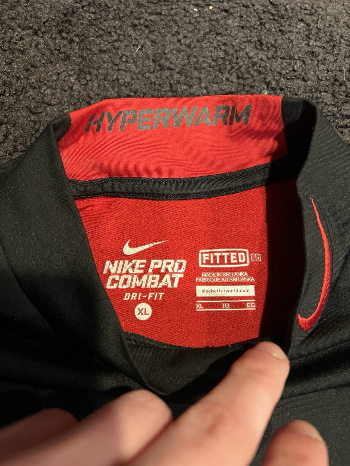 Nike Pro Combat Hyper Warm Compression Long Sleev… - image 3