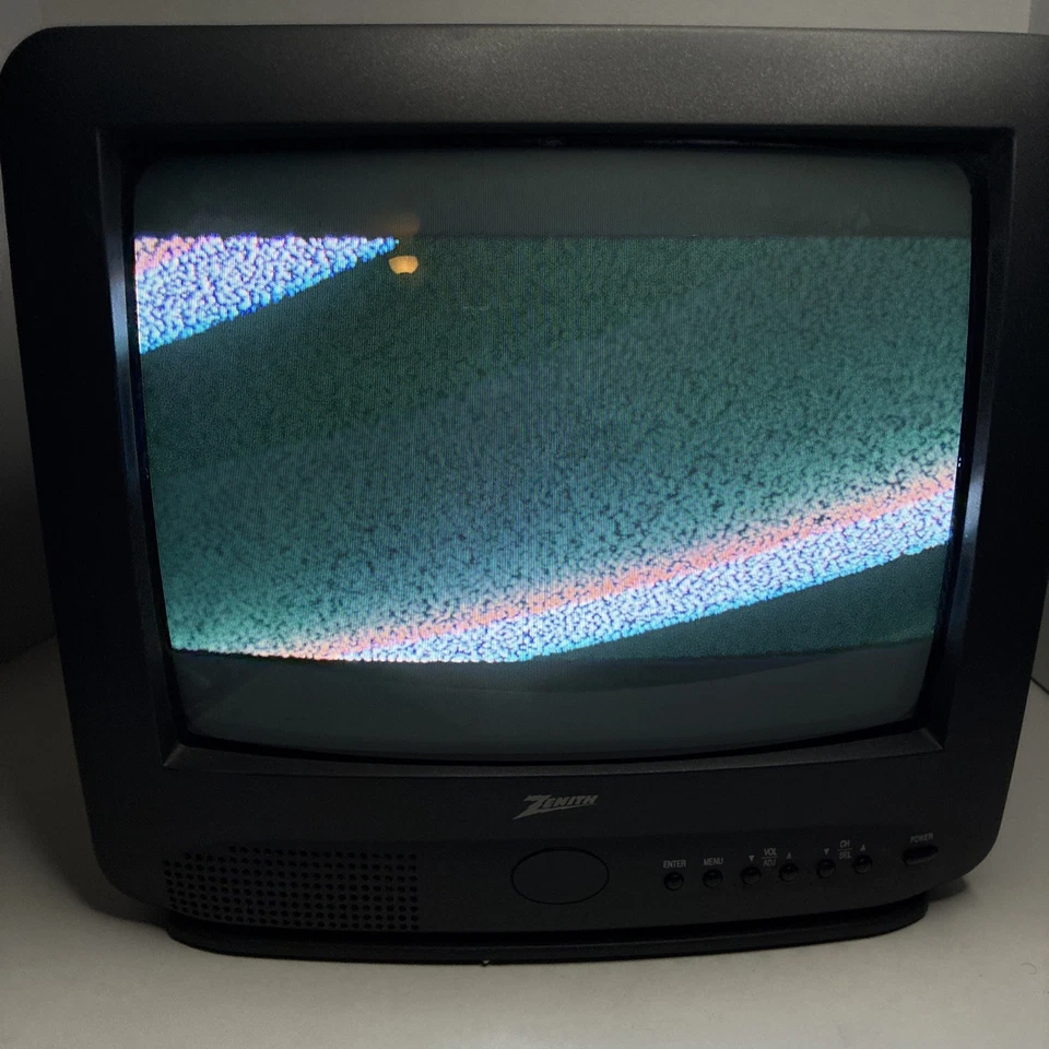 Vintage Zenith Video Game Television Retro Gaming CRT TV No Remote 1995!! GAMING - Image 2 of 4