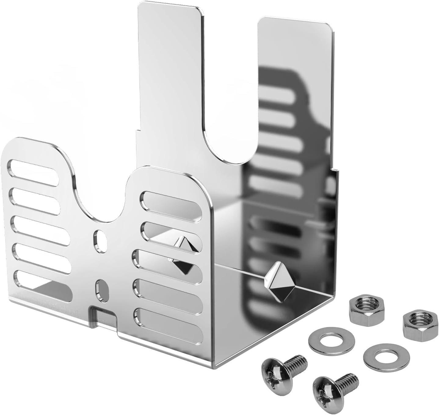 Universal Barbecue Grill Rotisserie Motor Bracket - Easy Screw-In Installation