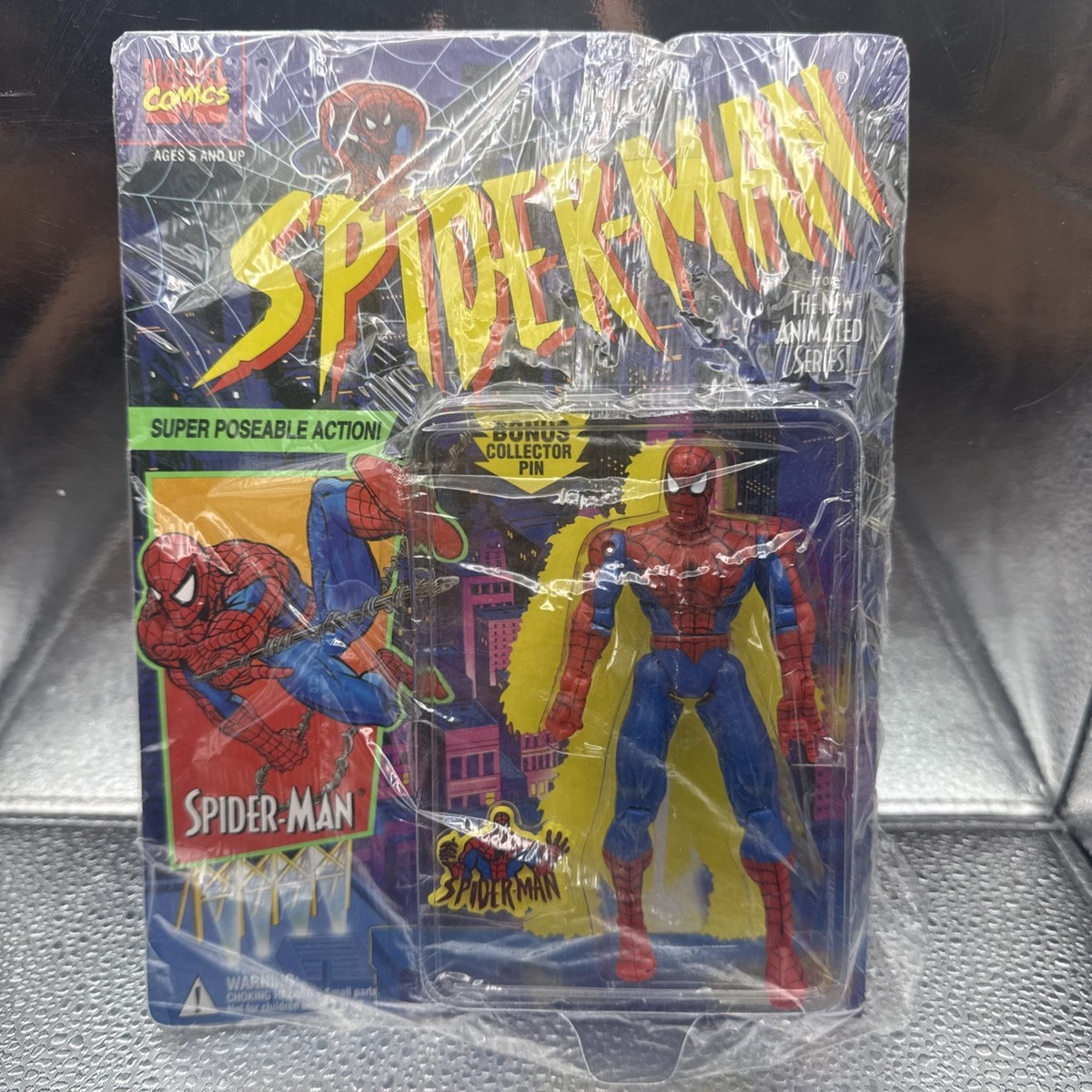 ToyBiz 47121 Spider-Man Acyion Figure - Red/Blue for sale online
