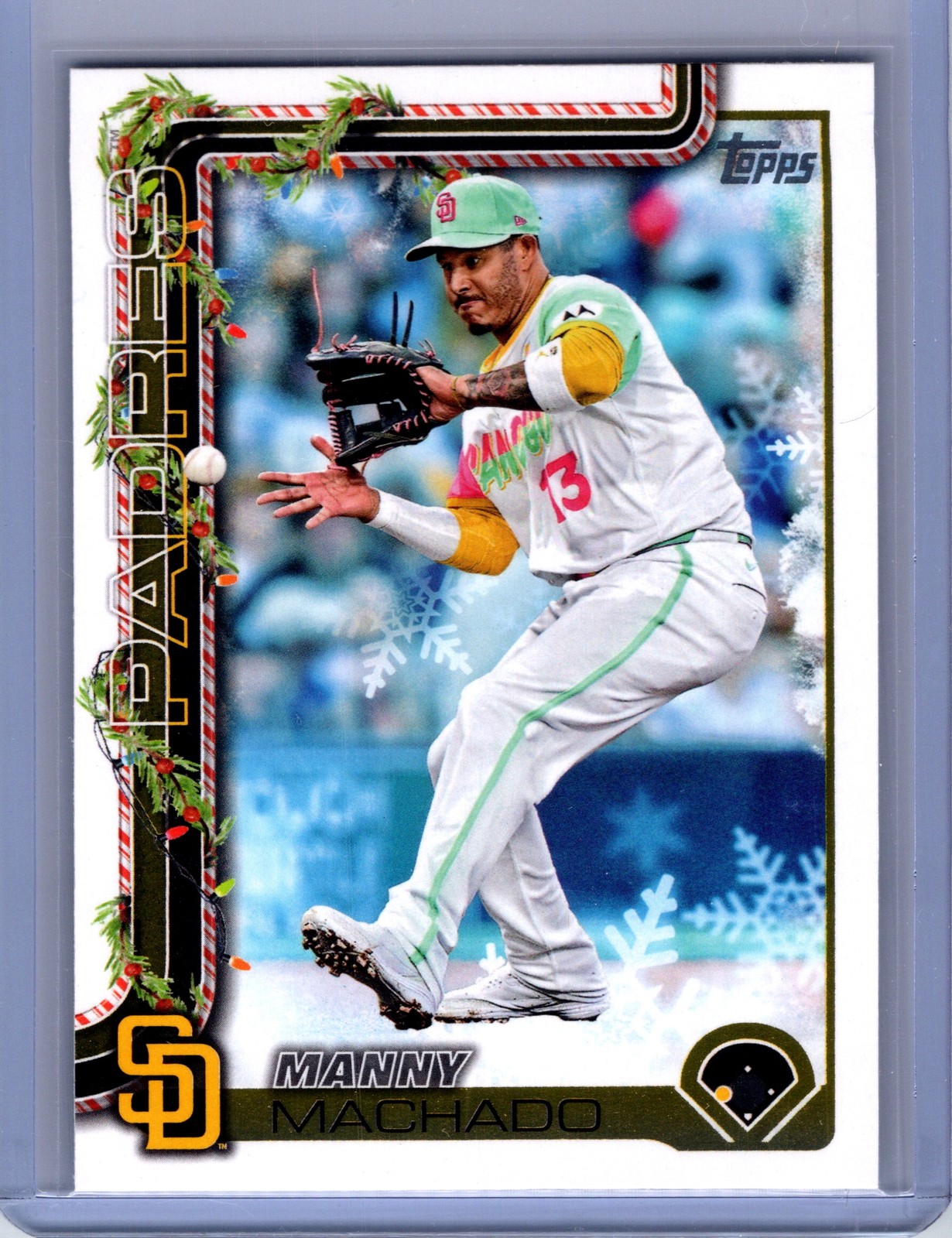 2025 Topps Holiday #H91 Manny Machado