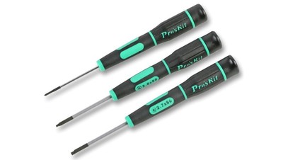 Zestaw 3 wkrętaków trójkąt 2,0/2,3/2,7mm x 50mm Pros Kit SD-081F / 20967