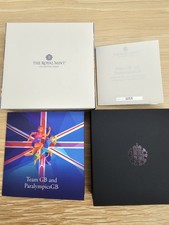 Coin Silver Proof Piedfort 50p Team GB Paralympics Colour Edition Royal Mint