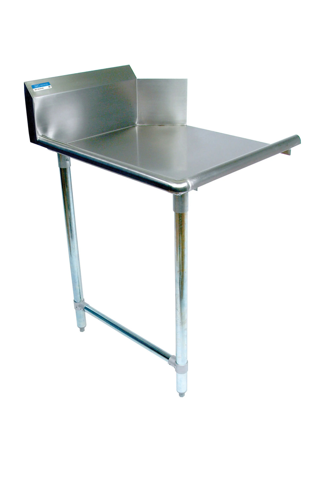 BK Resources Commercial Stainless Left or Right Side Clean 48" Dish Table