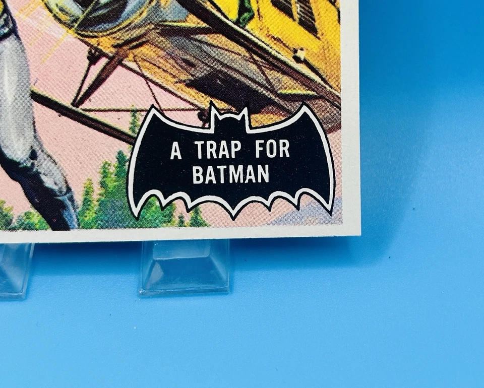 1966 Topps Batman Black Bat #37 A Trap for Batman NM-MT or Better - Image 4 of 4